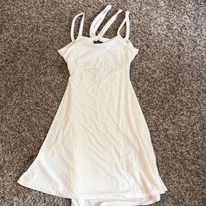 Elegant White Mini Dress